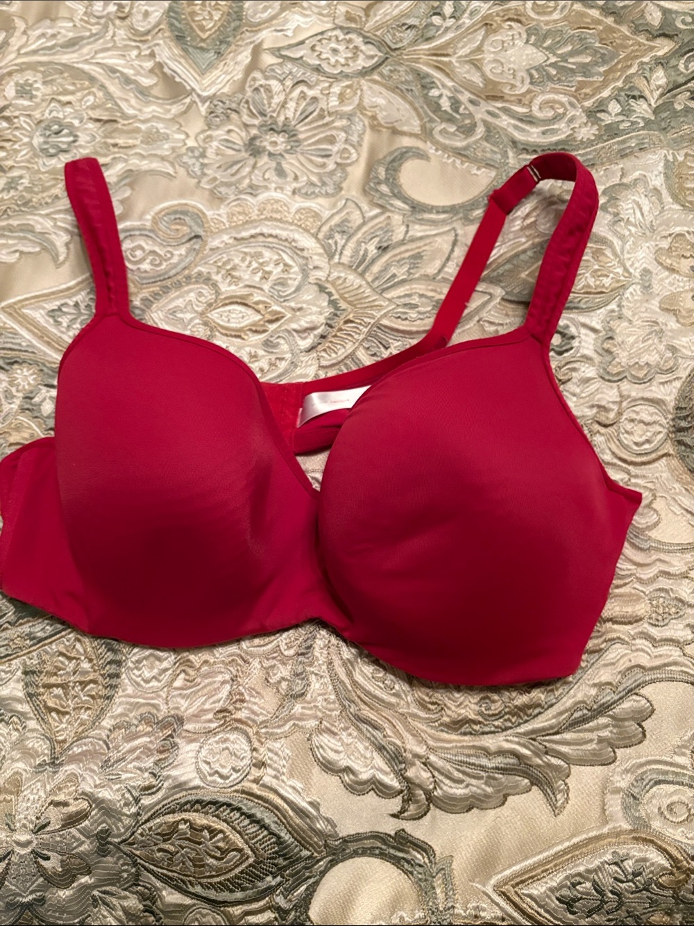 Cacique Seamless Molded T-Shirt Bra - Bright Red